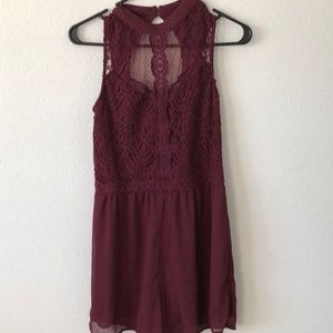 🌻 Xhilaration Lace Sleeveless Romper